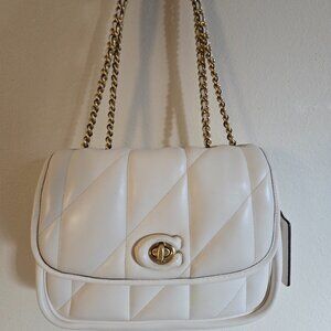 Coach Quilted Pillow Madison Shoulder Bag w/ Chain Strap